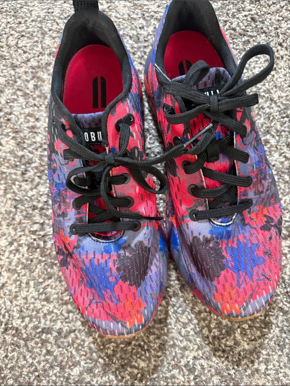 No Null Multicolor Athletic Shoes - Pink, Blue, Black